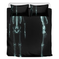 Human Skeleton X-Ray Print Duvet Cover Bedding Set