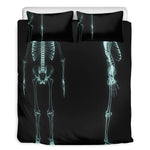 Human Skeleton X-Ray Print Duvet Cover Bedding Set