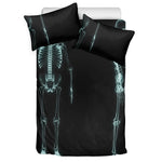 Human Skeleton X-Ray Print Duvet Cover Bedding Set
