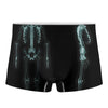 Human Skeleton X-Ray Print Men's Boxer Briefs