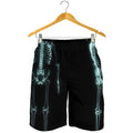 Human Skeleton X-Ray Print Men's Shorts