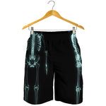 Human Skeleton X-Ray Print Men's Shorts