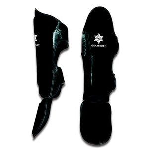 Human Skeleton X-Ray Print Muay Thai Shin Guard