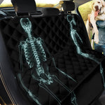 Human Skeleton X-Ray Print Pet Car Back Seat Cover