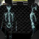 Human Skeleton X-Ray Print Pet Car Back Seat Cover