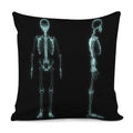 Human Skeleton X-Ray Print Pillow Cover