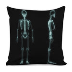 Human Skeleton X-Ray Print Pillow Cover