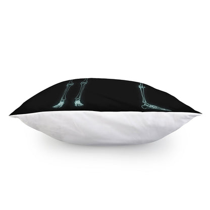 Human Skeleton X-Ray Print Pillow Cover