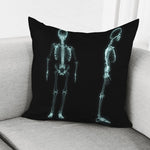 Human Skeleton X-Ray Print Pillow Cover
