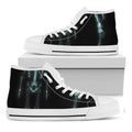 Human Skeleton X-Ray Print White High Top Sneakers
