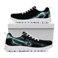 Human Skeleton X-Ray Print White Running Shoes