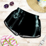 Human Skeleton X-Ray Print Women's Shorts