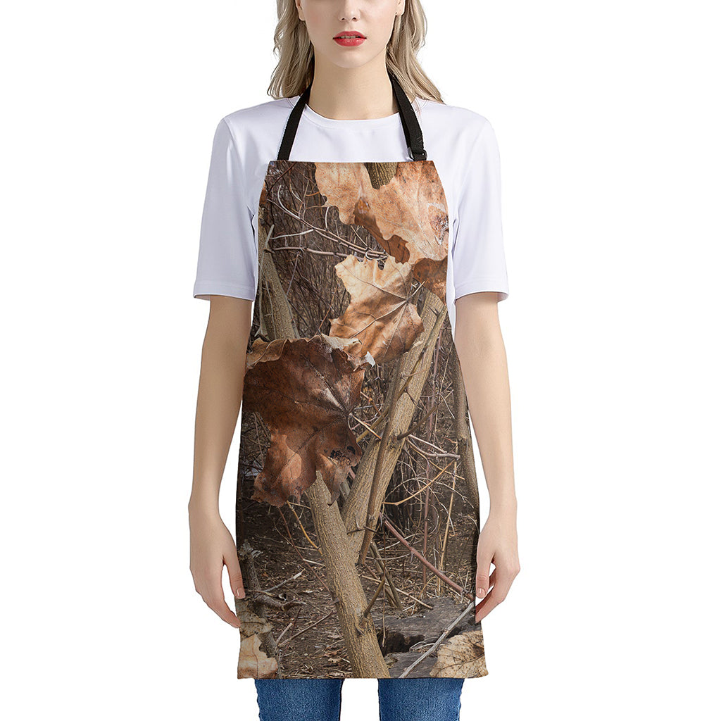 Hunting Camo Pattern Print Apron