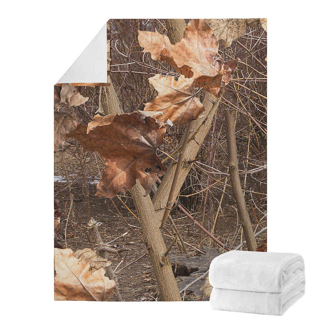 Hunting Camo Pattern Print Blanket