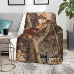 Hunting Camo Pattern Print Blanket