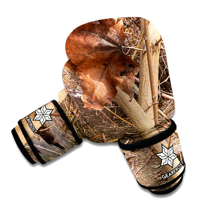Hunting Camo Pattern Print Boxing Gloves