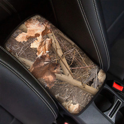 Hunting Camo Pattern Print Car Center Console Cover