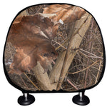 Hunting Camo Pattern Print Car Headrest Covers