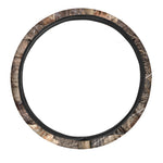 Hunting Camo Pattern Print Car Steering Wheel Cover