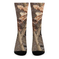 Hunting Camo Pattern Print Crew Socks