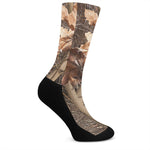 Hunting Camo Pattern Print Crew Socks