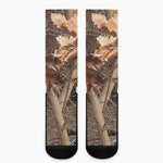 Hunting Camo Pattern Print Crew Socks