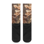 Hunting Camo Pattern Print Crew Socks