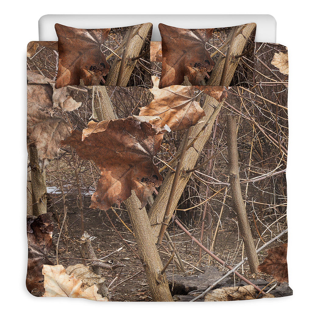 Hunting Camo Pattern Print Duvet Cover Bedding Set