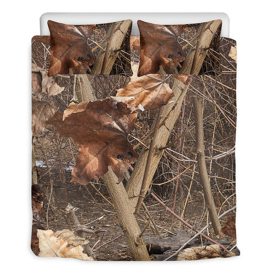 Hunting Camo Pattern Print Duvet Cover Bedding Set
