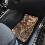 Hunting Camo Pattern Print Front Car Floor Mats