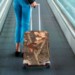 Hunting Camo Pattern Print Luggage Cover