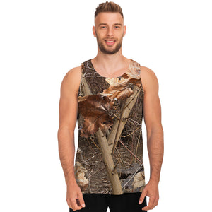 Hunting Camo Pattern Print Men's Tank Top