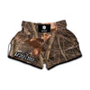 Hunting Camo Pattern Print Muay Thai Boxing Shorts