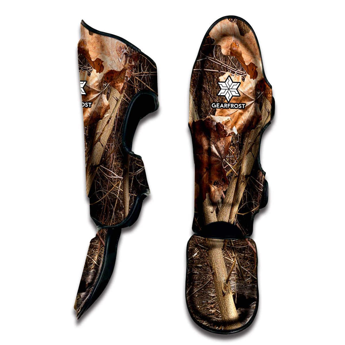 Hunting Camo Pattern Print Muay Thai Shin Guard