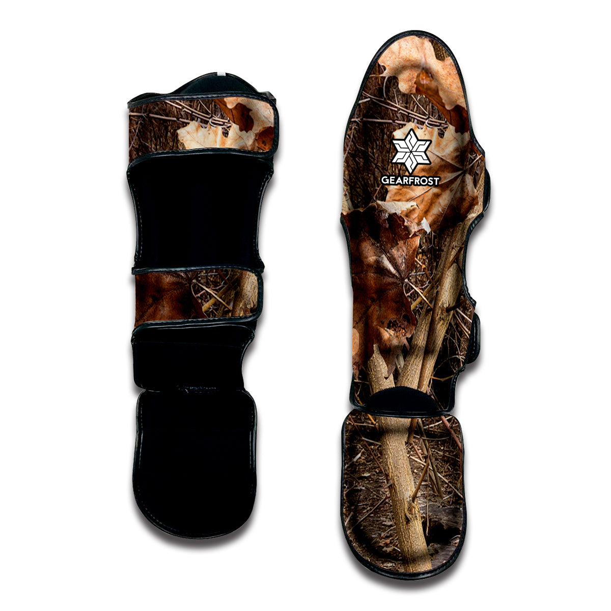 Hunting Camo Pattern Print Muay Thai Shin Guard