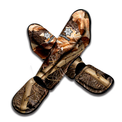 Hunting Camo Pattern Print Muay Thai Shin Guard