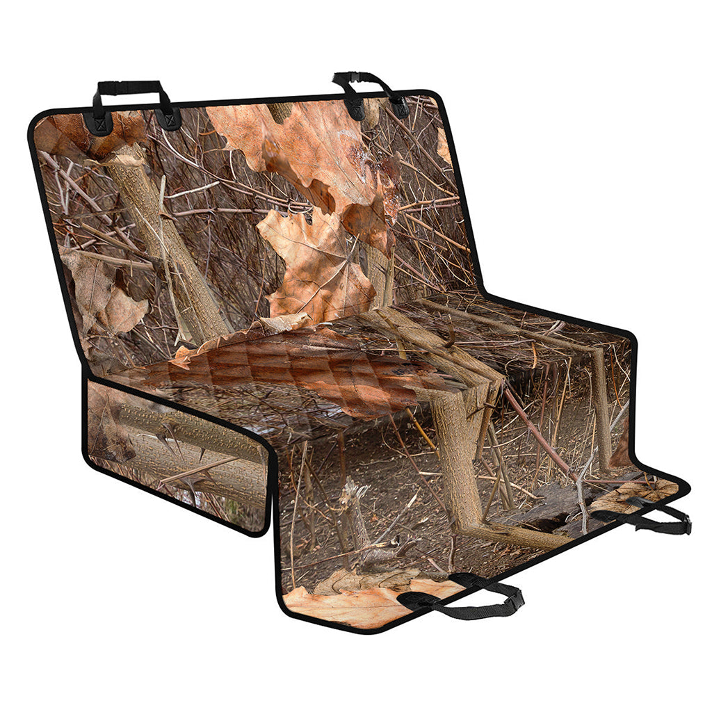 Hunting Camo Pattern Print Pet Car Back Seat Cover