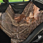 Hunting Camo Pattern Print Pet Car Back Seat Cover