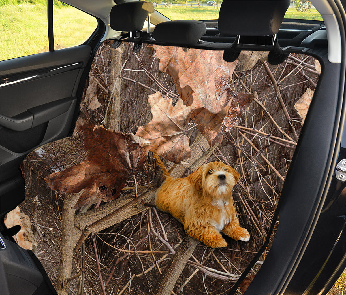 Hunting Camo Pattern Print Pet Car Back Seat Cover