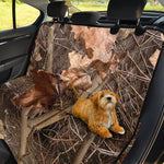 Hunting Camo Pattern Print Pet Car Back Seat Cover