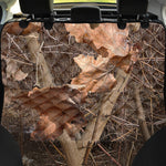 Hunting Camo Pattern Print Pet Car Back Seat Cover