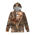Hunting Camo Pattern Print Pullover Hoodie