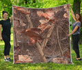 Hunting Camo Pattern Print Quilt