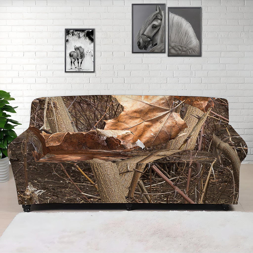 Hunting Camo Pattern Print Sofa Cover