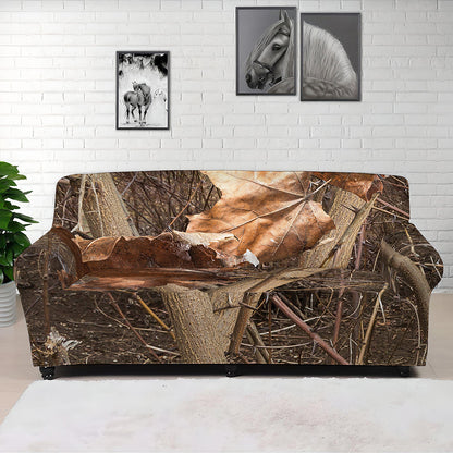 Hunting Camo Pattern Print Sofa Cover