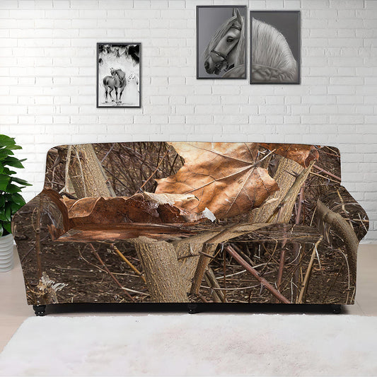 Hunting Camo Pattern Print Sofa Cover