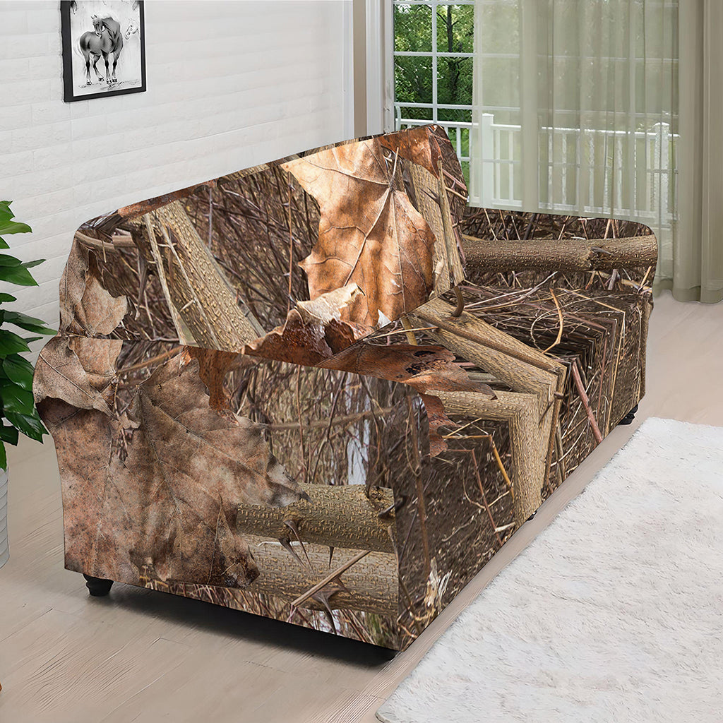 Hunting Camo Pattern Print Sofa Cover