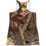 Hunting Camo Pattern Print Women's Racerback Tank Top