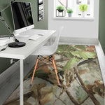 Hunting Camouflage Pattern Print Area Rug