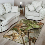 Hunting Camouflage Pattern Print Area Rug